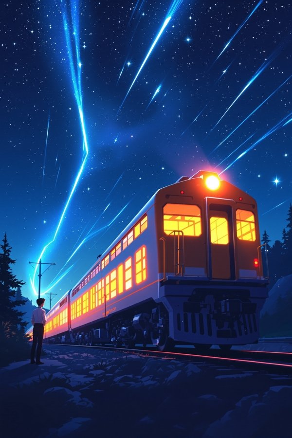 《星屑列车》动画海报